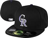 Colorado Rockies Black Game 2010 Authentic On-Field 59FIFTY Fitted Hat