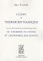 Le�ons de thermodynamique : Le th�or�me de Nernst et l'hypoth�se des quanta