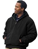 Buckeye Cotton Canvas Hooded Work Jacket with Quilted Lining