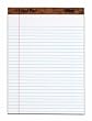 Tops Letr-Trim Perforated Top Letter Size White 50 Sheet Legal Pad 12 Pack (7533)