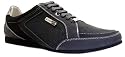 Bamboo A Mens Orion Bambooa Grey Casual Lace Up Leather Trainers