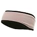 Reversible Fleece Headband-Pink Black W12S25E