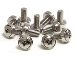 StarTech.com 50 Package M6 Mounting Screws for Server Rack Cabinet (CABSCREWSM6)