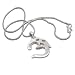 Om Pendant with Chain Sterling Silver Jewelry 1.75 inches
