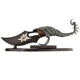 Fantasy Scorpion Bowie Knife with Display Stand
