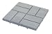 Emsco Group 2157 Poly Patio Pavers Grey 16-Inch x 16-Inch - 24 Pack