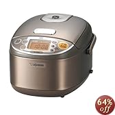 ZOJIRUSHI IH炊飯ジャー 極め炊き 3合 NP-GE05-XJ ステンレスブラウン