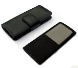 4G BLACK WALLET CASE & FREE BLACK SILICONE COVER FOR THE NEW APPLE iPOD NANO 4th GENERATION 8GB 16GB (SEP 2008)