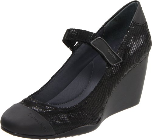 Calvin Klein Women's Rissa Fashion Pump,Black,7.5 M US