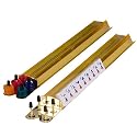 Amber Lucite Mahjong Mah Jongg Game Racks 18''