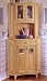 Kitchen & Housewares : Natural Corner Buffet and Hutch