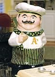 Oakland Athletics Chef Cookie Jar
