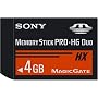 Sony Memory Stick PRO-HG Duo HX 4 GB Flash Memory Card with USB Reader MSHX4G