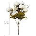 Luyue Peonies Artificial Flowers Vintage Faux Peony Arrangements Fake Flower for Vase Silk Floral Bouquet for Table Centerpiece Wedding Decoration Indoor Home Decor