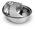 Stainless Steel Pet Drinking Fountain Raindrop Design