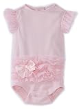 Vitamins Baby Baby-Girls Infant Tutu Bodysuit, Pink, 12 Months