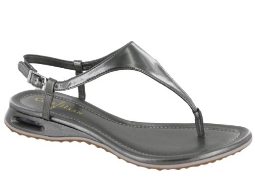 Cole Haan Women's Air Bria Sandals Gunsmoke Metal