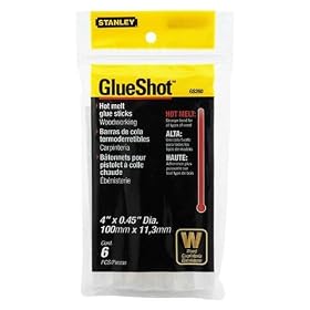 Stanley GS260 Glue Stick,Woodworking 4 6 Pack by Stanley