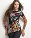 Apparel : Ed Hardy "Death or Glory" Tattoo-Sleeve Tee
