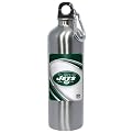 NFL New York Jets Stainless Steel Water Bottle - Silver (750 ml)