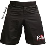 Black MMA Grappling Piranha Gear Board Shorts (Flex-Panel)