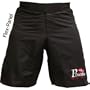Black MMA Grappling Piranha Gear Board Shorts (Flex-Panel)