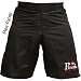 Black MMA Grappling Piranha Gear Board Shorts (Flex-Panel)