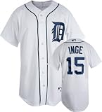 Brandon Inge White Majestic Authentic 2009 Home On-Field Detroit Tigers Jersey