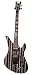 Schecter 203 Synster Custom-Sustainiac 6-String Electric Guitar (Black/Silver)