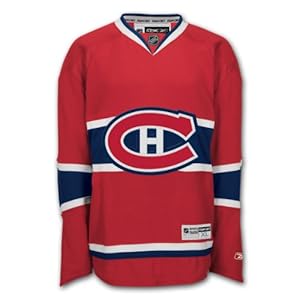 Montreal Canadiens Reebok Premier Youth Replica Home NHL Hockey Jersey Size S/M