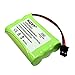 HQRP Cordless Phone Battery compatible with Uniden PowerMax 5.8GHz 30878864022, Powermax 2.4 GHz, GE TL26402, GP 80AAALH3BMX, 80AAALH3BMZ Replacement plus Coaster
