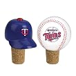 Set of 2 MLB Minnesota Twins Wine Bottle Cork Stoppers