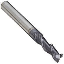 Melin Tool AMG40 Carbide Square Nose End Mills, Inch, AlTiN Finish, 40 Degree Helix, For Use With Aluminum/Aluminum Alloys, Cast Iron, Steel/Steel Alloys