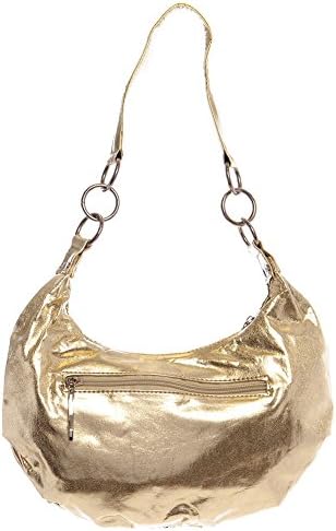 JC Fashion Metallic Sequin Hobo Handbag-Gold