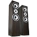 Produkt-Bild: Beng 180W RMS 3-Wege Stereo Standlautsprecher Boxen Kastanienbraun, im Paar