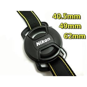 GUMP Camera Buckle Lens Cap Holder for 40.5mm, 49mm and 62mm Lens Cap Sizes