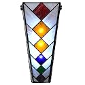 Wireless Multicolor Stained Glass Sconce Light