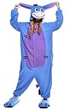 Newcosplay Polar Fleece Onesies Pajamas (XL, Donkey)