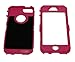 BeautyChase(TM) Iphone5/5S Defender Body Armor Case Comparable to Otterbox Defender Series (grey/hot pink)