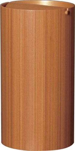SAITO WOOD ダストボックス 回転蓋 スリム チーク