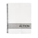 Action Appointment Book (8.5 x 11 inches) -- 2 Page Weekly Spreads Monday - Friday and Saturday/Sunday Sections -- 52 Weeks Total