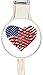Heart US Flag America Everything Purse Hanger Handbag Hook Retractable Folding