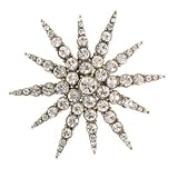 Lee Angel Light Bronze Large Starburst Pin