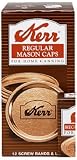 Jarden #00070 Kerr 12PK Can Jar Cap