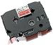 Office Products : Brother 1 Inch x 26.2 Feet Black on Fluorescent Orange Labeling Tape for P-Touch (TZB51)