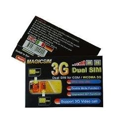 Magicsim card 3G digital Dualsim Adapter HSDPA /Umts /No Cut/Modell 2012/Kein Sim schneiden erforderlich