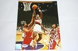 Clyde Glide Drexler Rockets Signed 8x10 Photo Psa/dna * - Autographed NBA Photos
