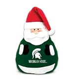 Michigan State Spartans Christmas Santa Claus Pillow
