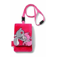 NICI 32443 - Love Cats - Handyt�schchen Love Cats Pl�sch 12,5 x 8 cm