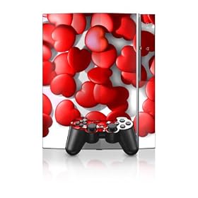 Sweet Heart Design PS3 Playstation 3 Body Protector Skin Decal Sticker